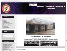 Tablet Screenshot of belgaumchamber.com